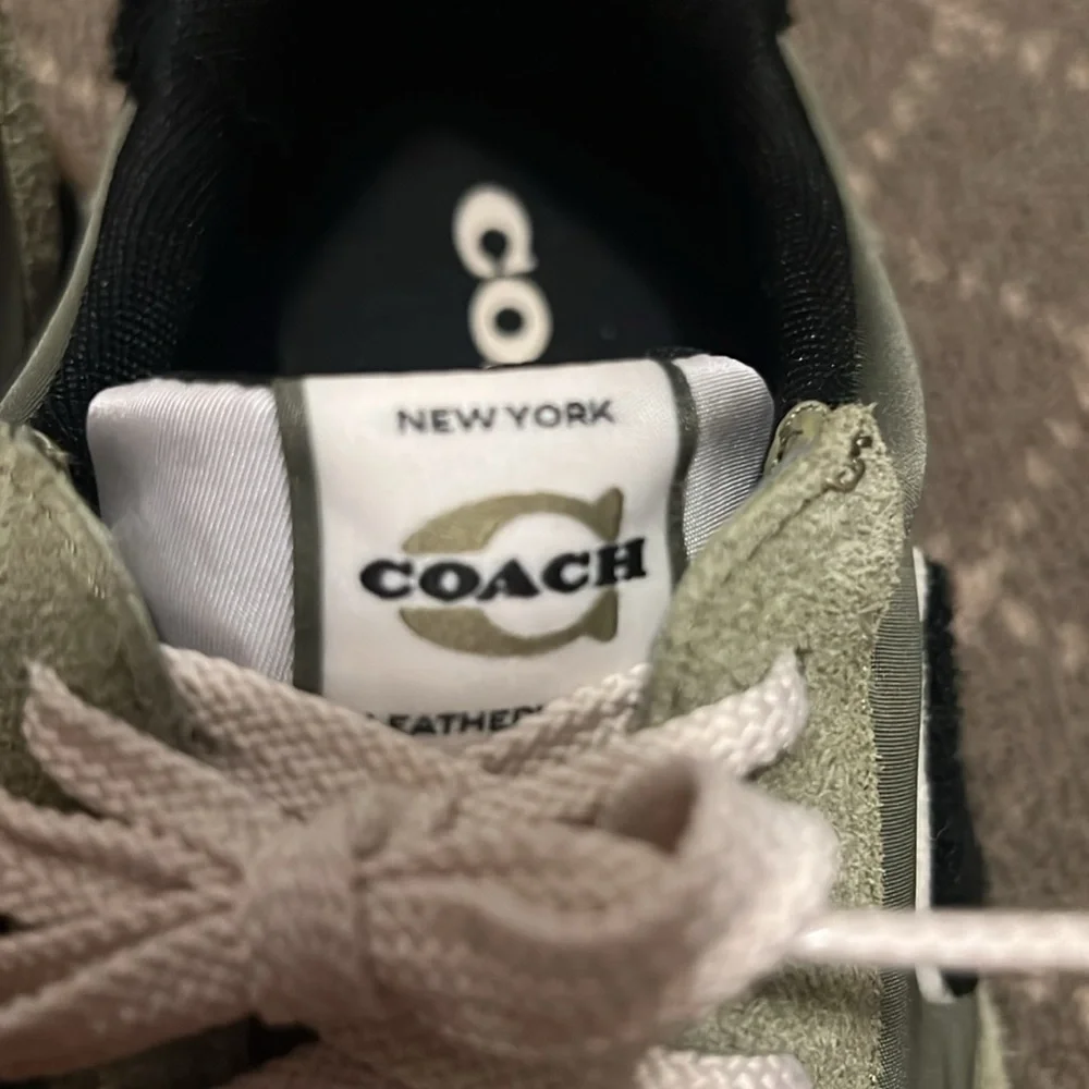 Coach Green and Black Athletic Shoes - Picture 3 of 7